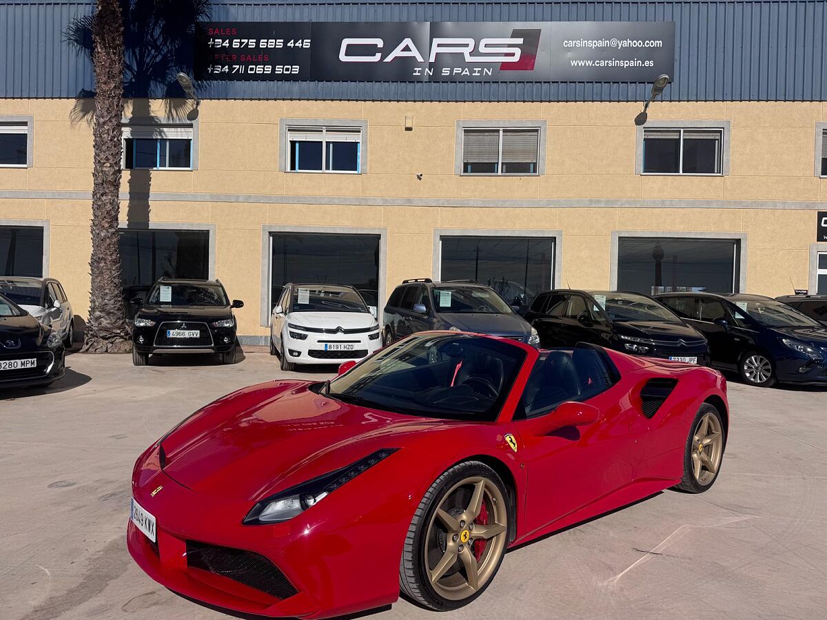 FERRARI 488 SPYDER 3.9 TURBO AUTO SPANISH LHD IN SPAIN 30000 MILES FFSH 2019